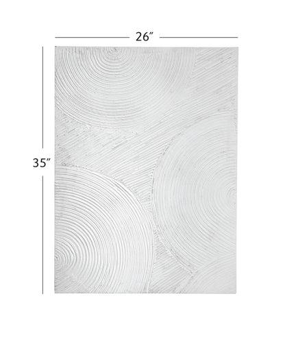 Elton Wall Art - White