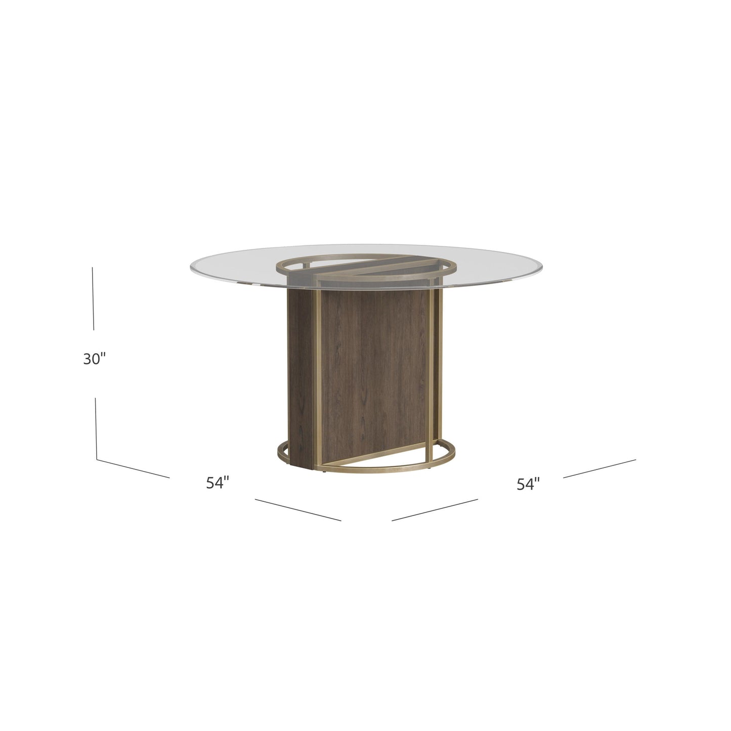 Stefan - Dining Table - Champagne