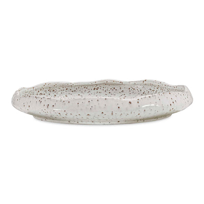 Stardust Ripple - Indoor-Outdoor Bowl - White