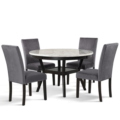 Celeste - Round Dining Table - Espresso