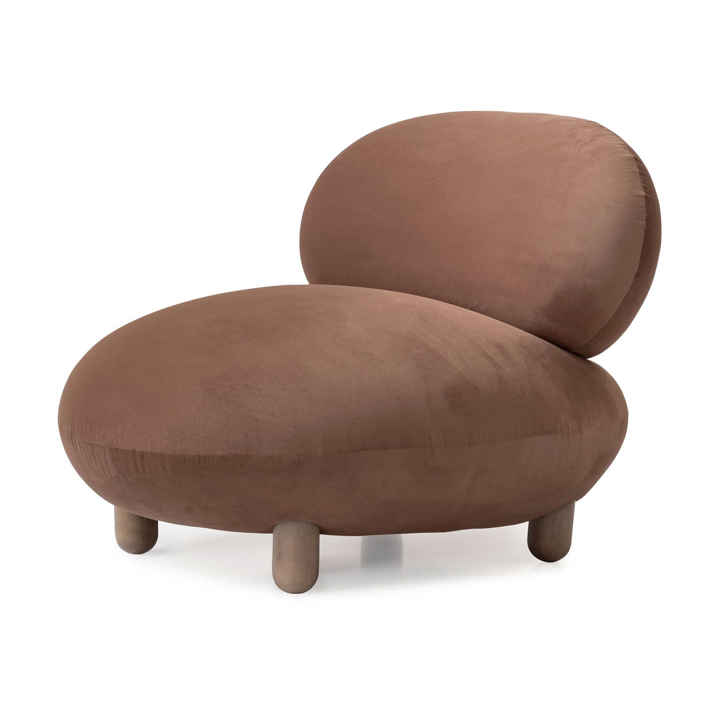 Bristol Point - Accent Chair - Fawn / Saddle Brown