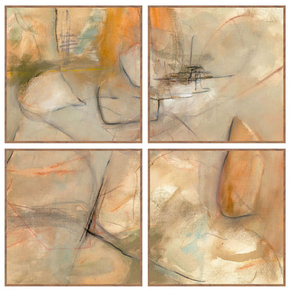 Ochre I - 48" x 48" Painting By Buddy Whitlock - Walnut