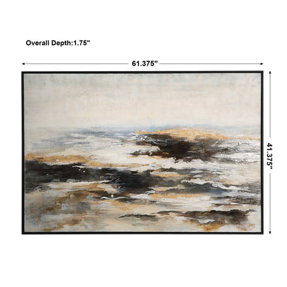 Aftermath - Abstract Art - Light Brown