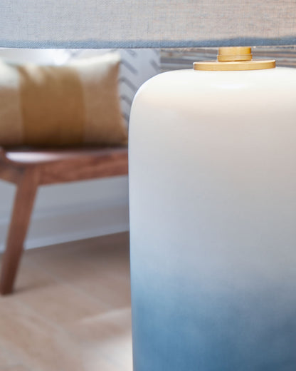 Lemrich - Ceramic Table Lamp  - White