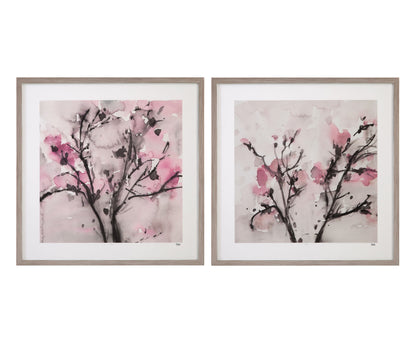 The Blossoms I Framed Print - Pink