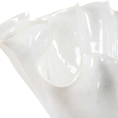 Ruffle Bloom - Bloom Bowl - White
