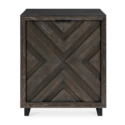 Barrett - Oak Cabinet - Dark Charcoal