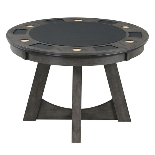 Prince - Round Game Table - Gray