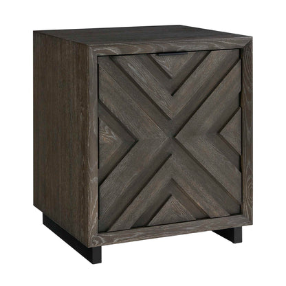 Barrett - Oak Cabinet - Dark Charcoal
