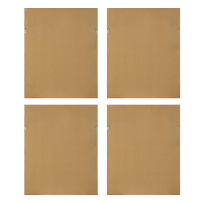 Shibori Coral - Framed Prints (Set of 4) - Light Gray