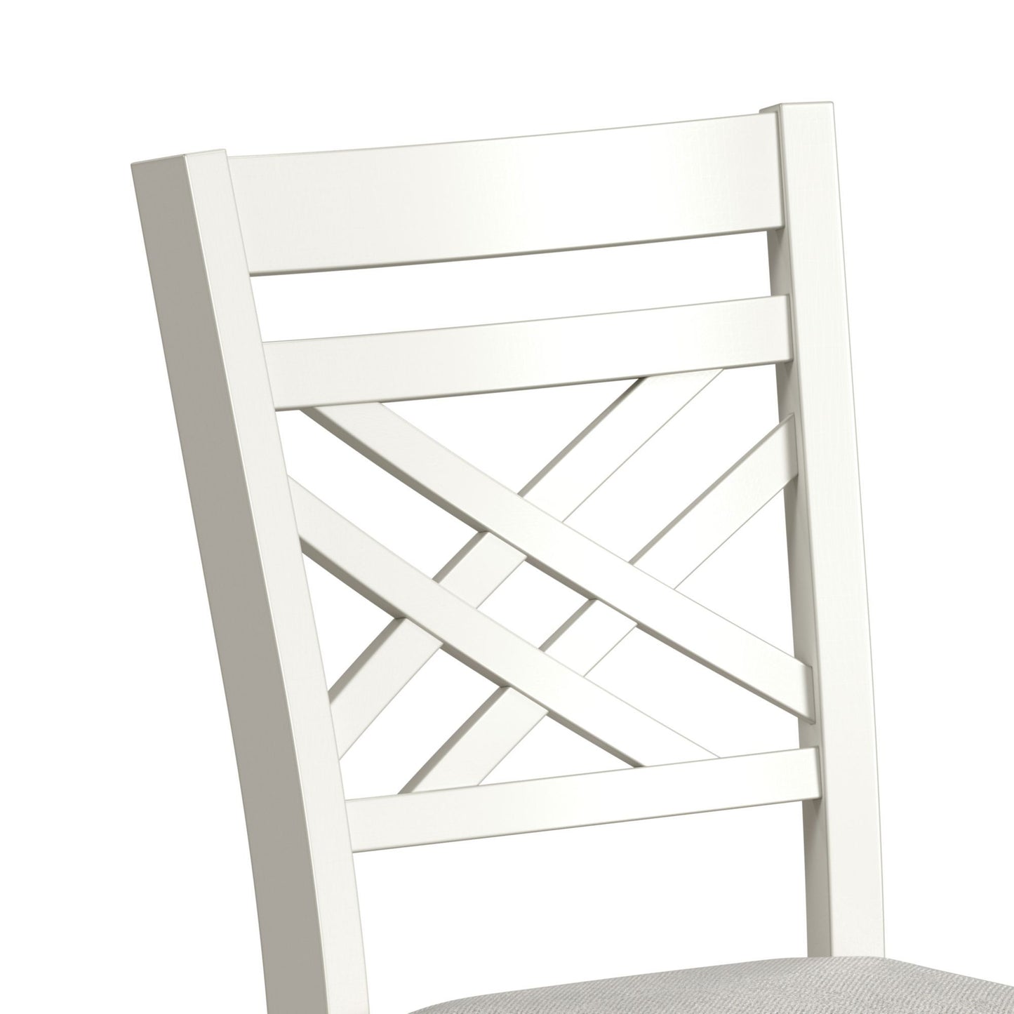 Brooks - 6 Piece Dining Set With Table, 4 Wood Back And Upholstered Seat Chairs, And Bench