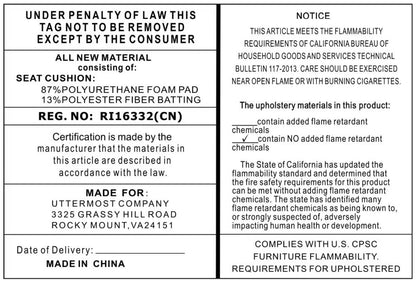 Island - Straw Accent Stool - White & Light Brown