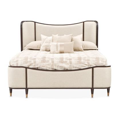 Camellia Field - Upholstered Panel Bed