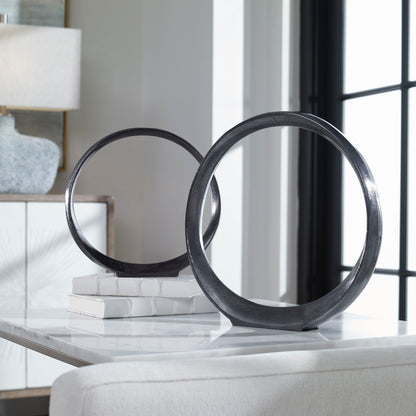 Orbits - Ring Sculptures (Set of 2)