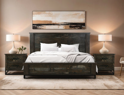 Teak - Mirror - Oil Black