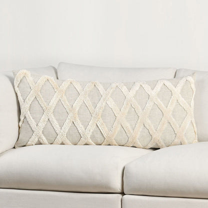 Eleet - Pillow 16' x 36' - Natural / Ivory