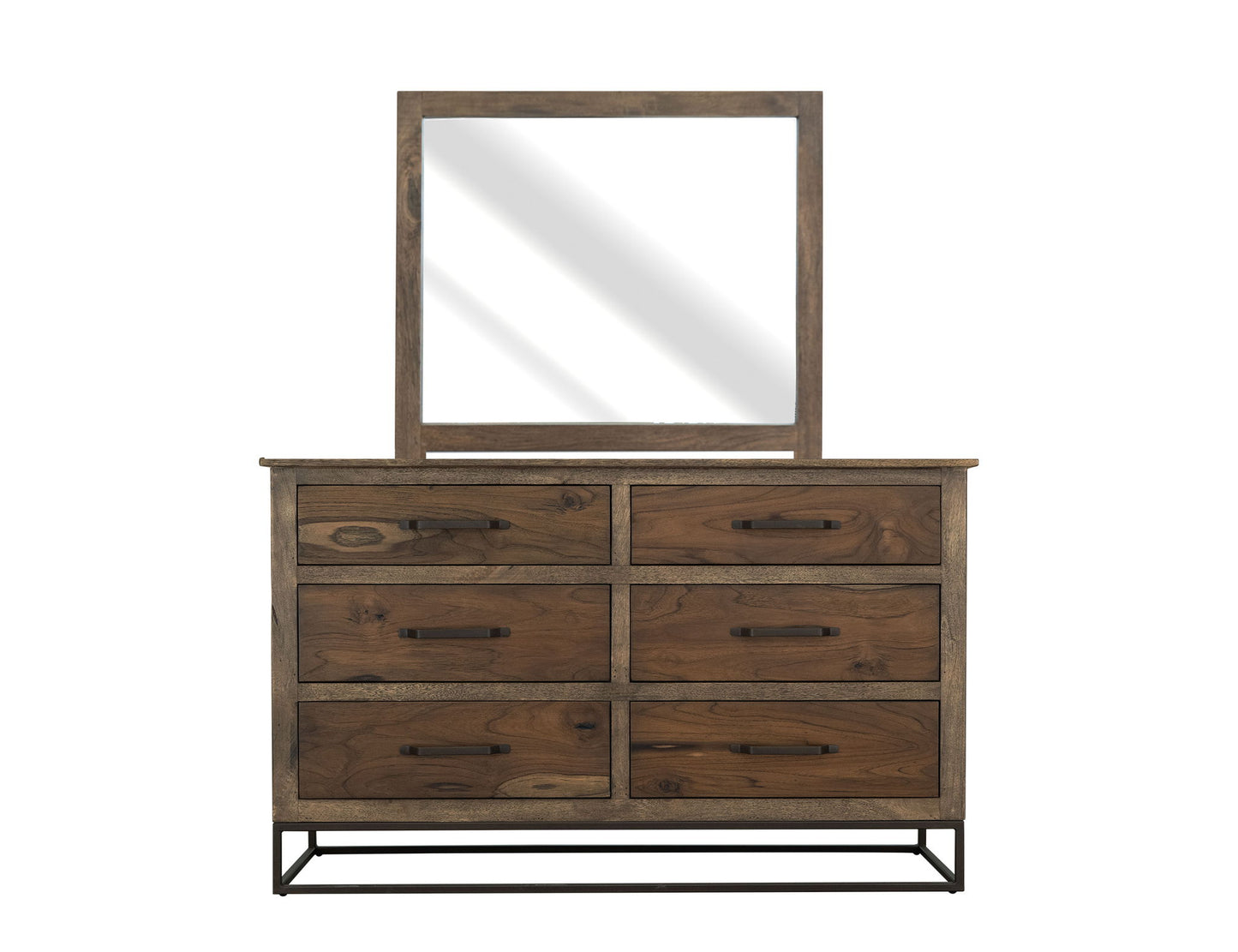 Natural Teca - Mirror - Brown