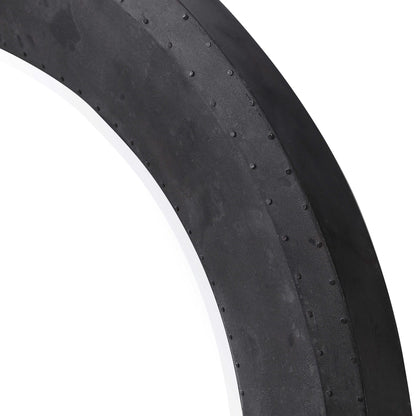 Frazier - Round Industrial Mirror - Black