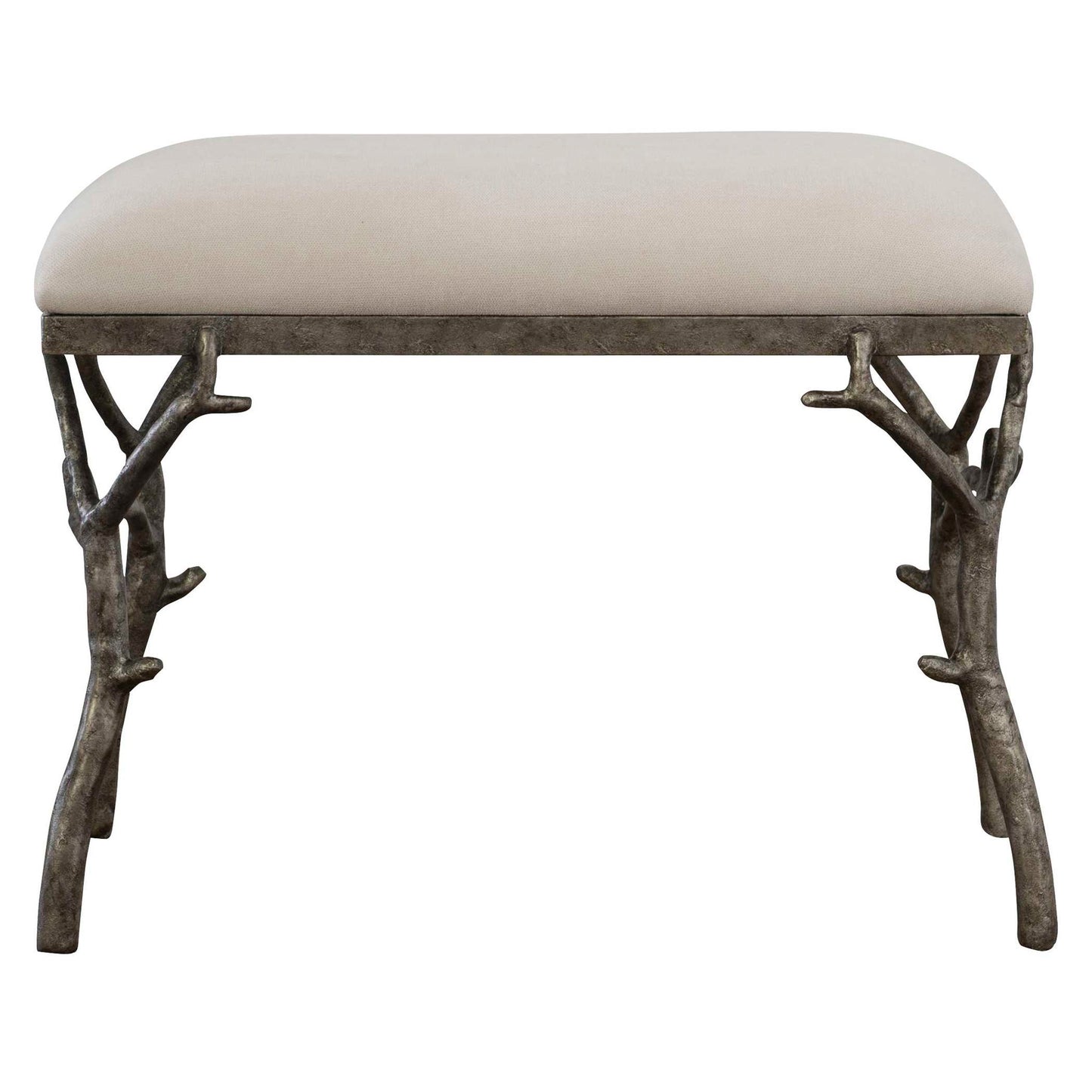 Lismore - Small Fabric Bench - Beige