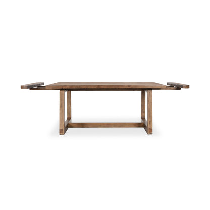 Lyra - Dining Table With Extensions - Smoke Brown