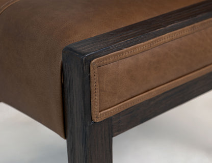 Balam - Leather Upholstered Chair (Set of 2) - Brown