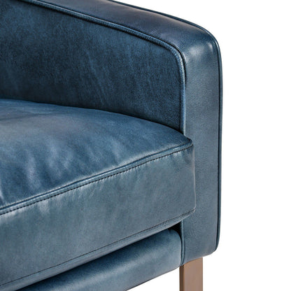 Chazzie - Club Chair - Ocean Blue