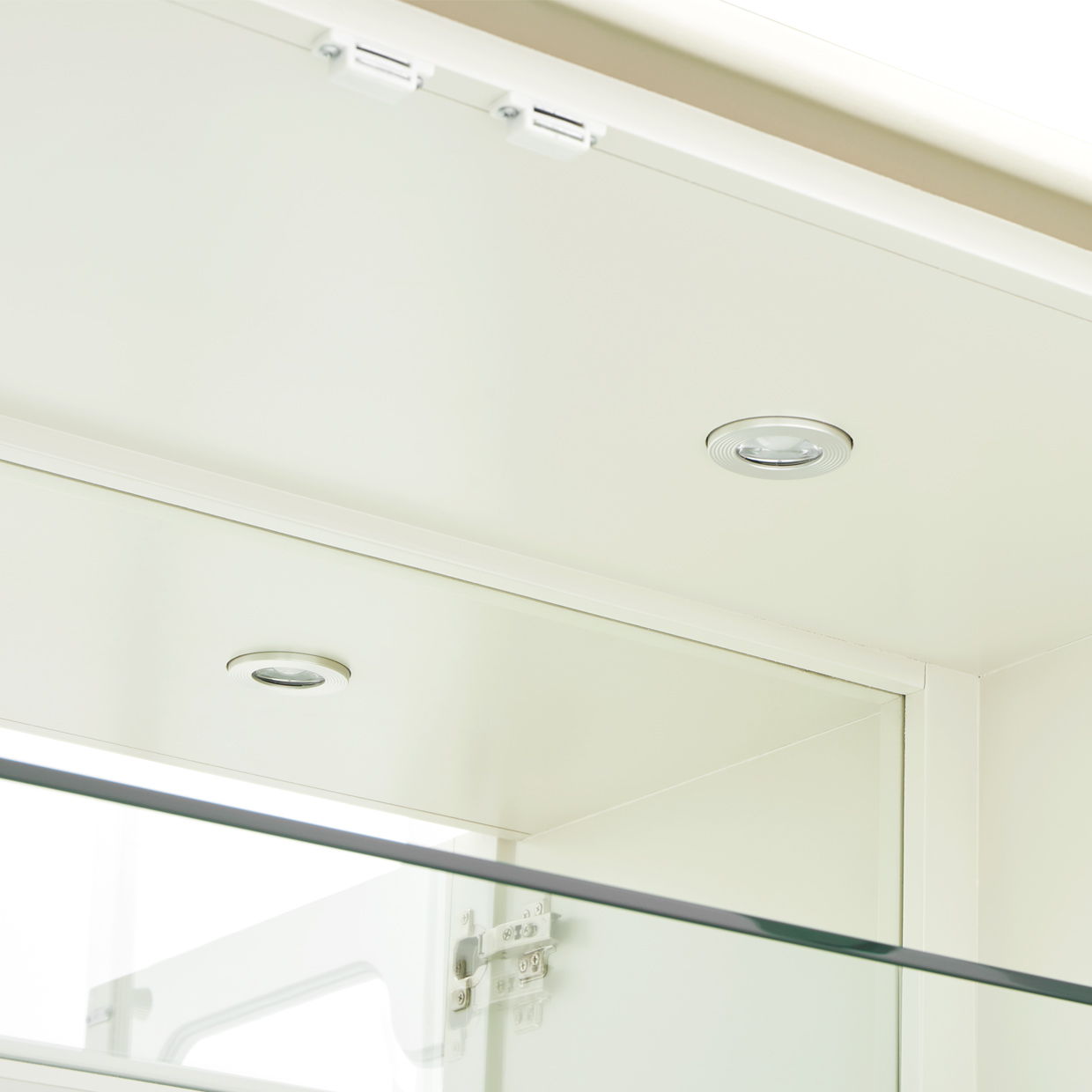 La Marisia - Display Cabinet - Creamy Pearl