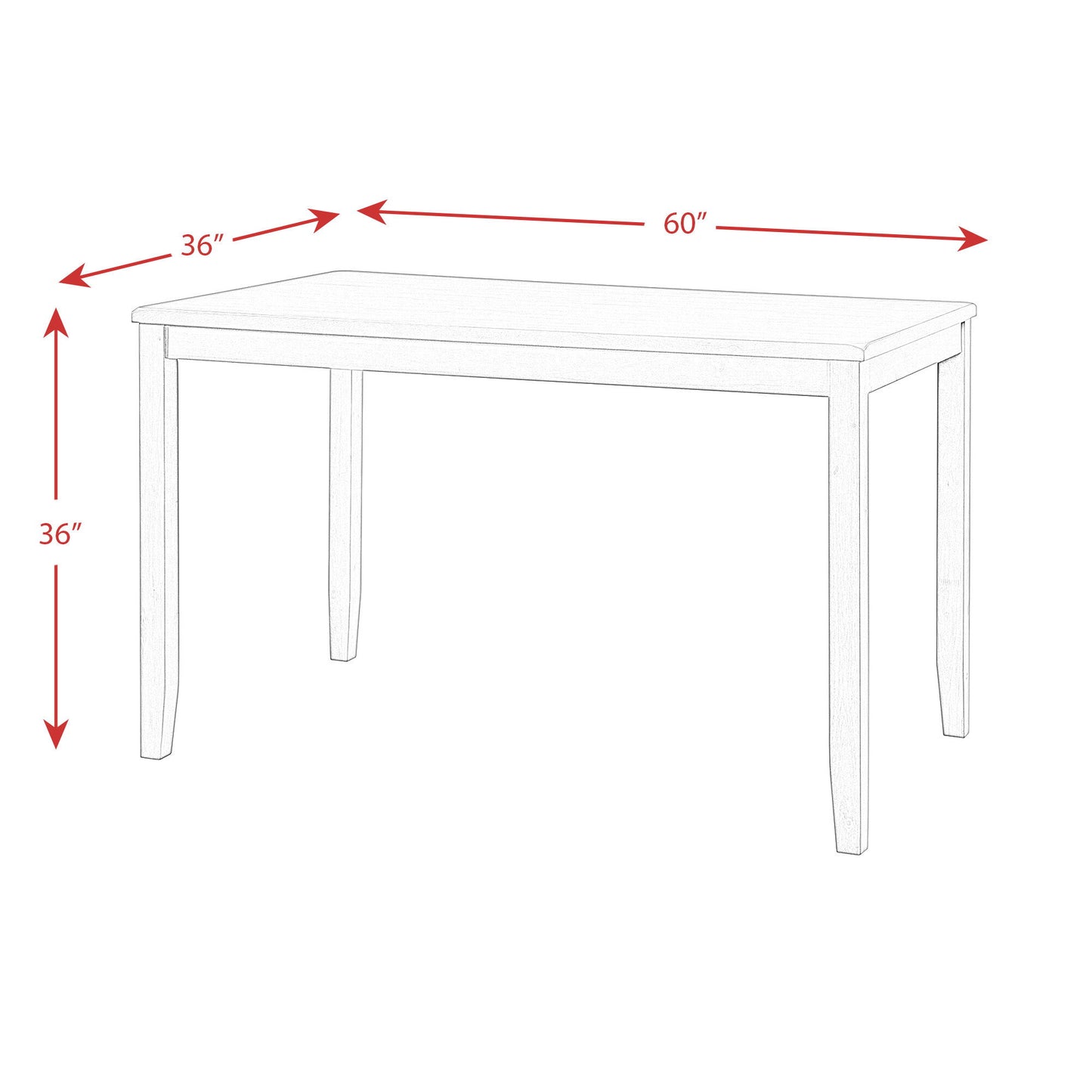 Alex - Counter Dining Set