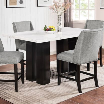 Faust - Adjustable Table / Base & Top - White