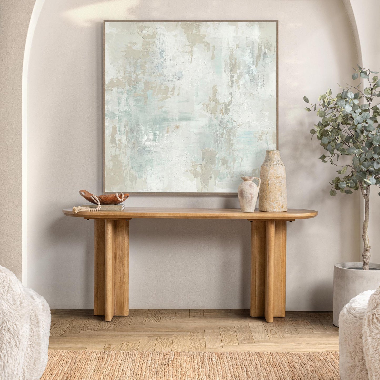 Montengo - Console Table - Natural Maple