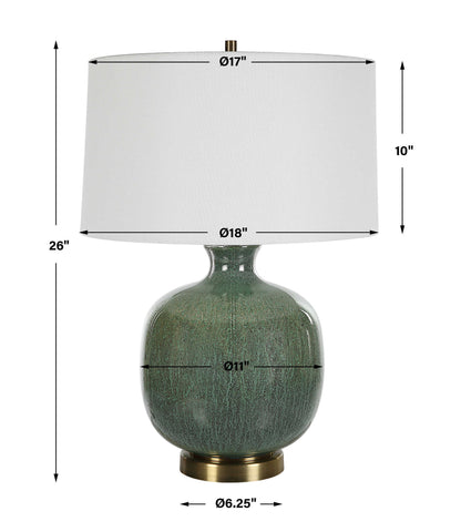 Nataly - Table Lamp - Aged Green