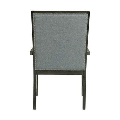 Donovan - Standard Height Arm Chair (Set of 2) - Gray