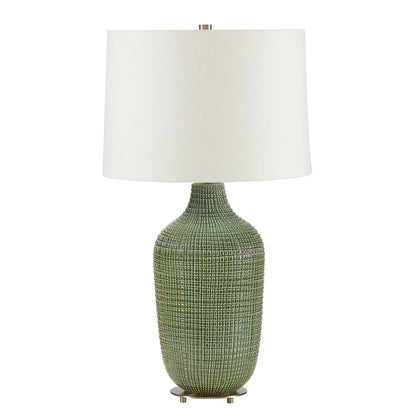 Dulcich - Grid Table Lamp - Green