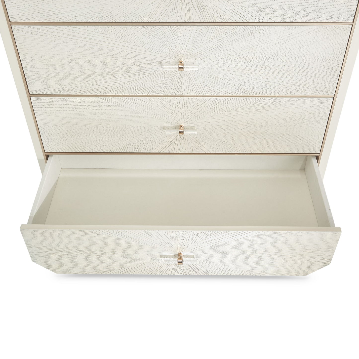 La Rachelle - 5-Drawer Chest - Champagne