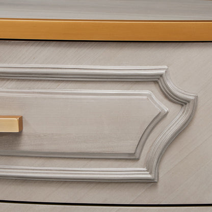 St. Charles - 5-Drawer Highboy Chest - Dove Gray