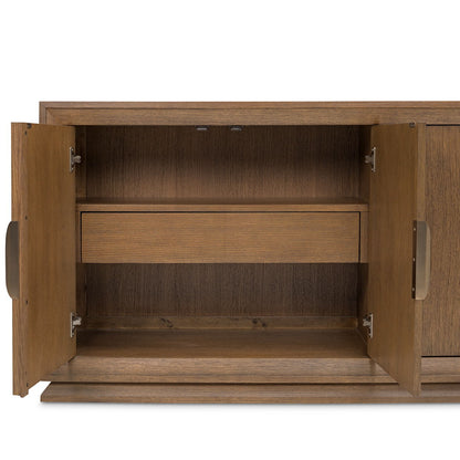 Portrait - Sideboard With LED Lights - Sienna Brown