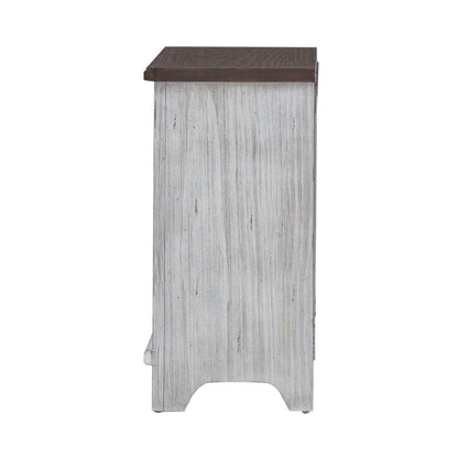 River Place - Left Pier Base - Riverstone White & Tobacco