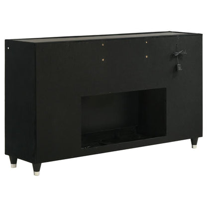 Lorient - Bedroom Set With LED Flame Box Dresser
