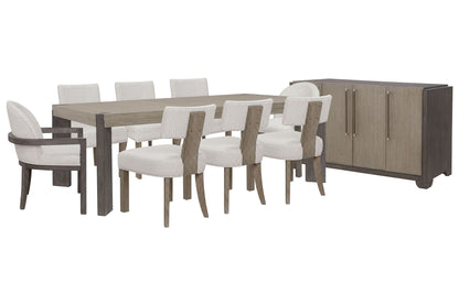 Anderson Park - Leg Dining Table Set With Klismos Chairs