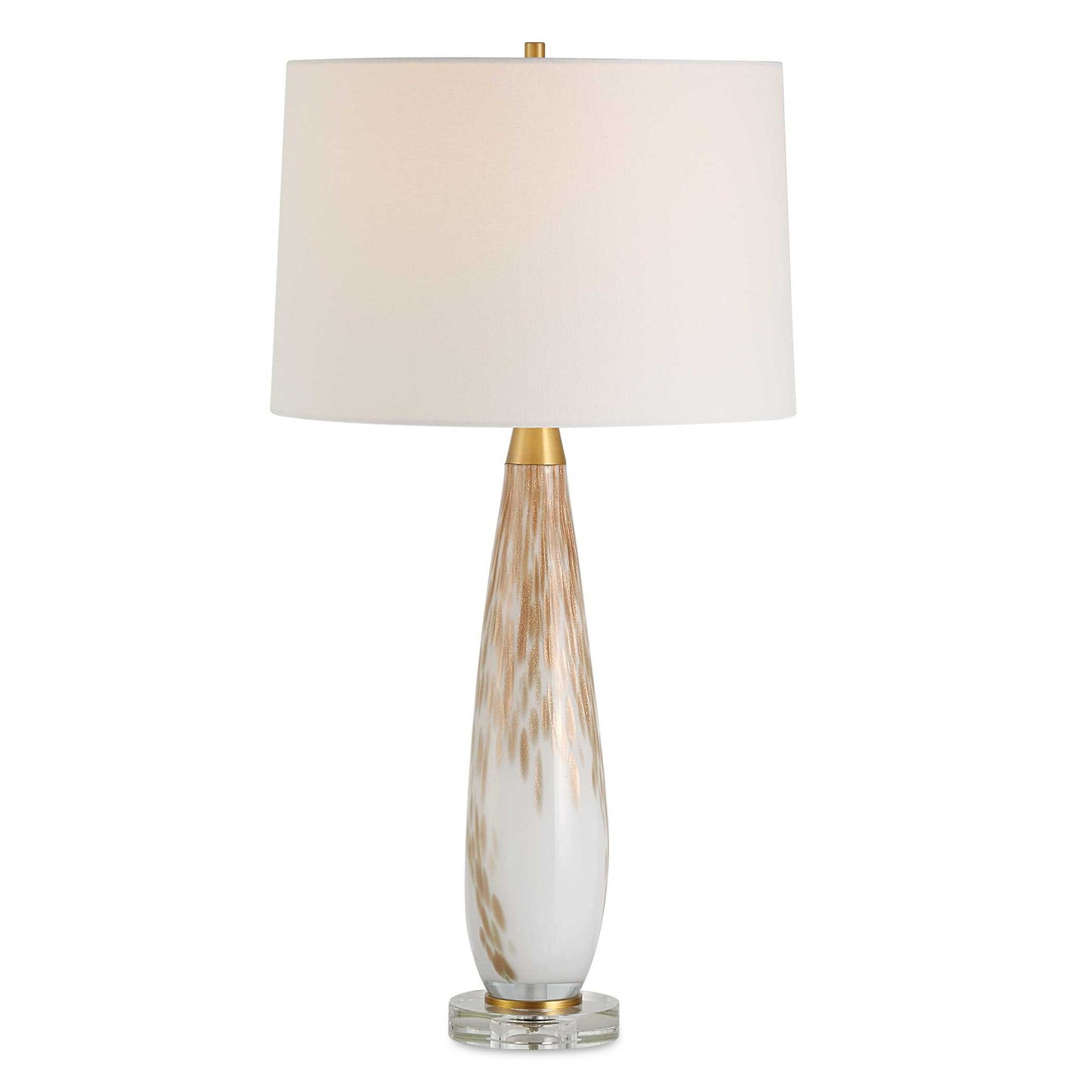 Lyra - Table Lamp - White & Gold