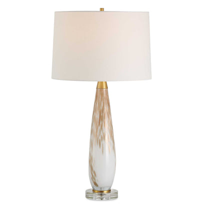 Lyra - Table Lamp - White & Gold