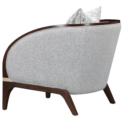 Houston - Matching Chair - Pebble / Walnut
