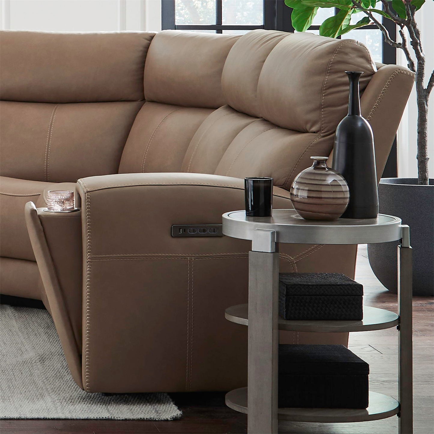 Camden - R Arm Recliner P3 & ZW - Aline Toast