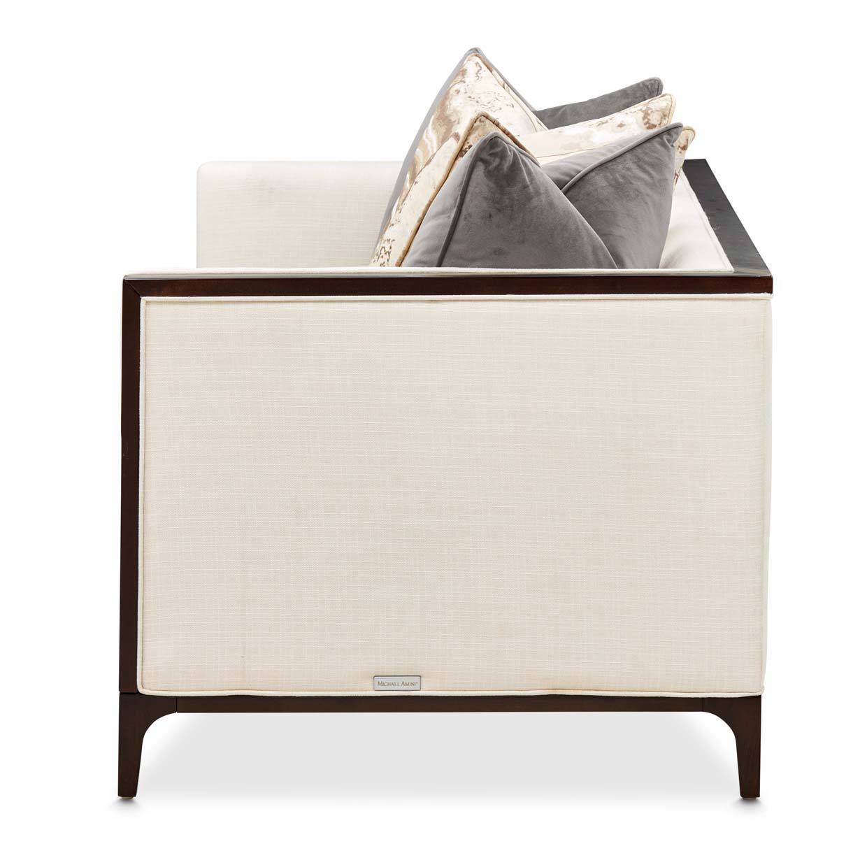 Belmont Place - Loveseat - Cream / Espresso