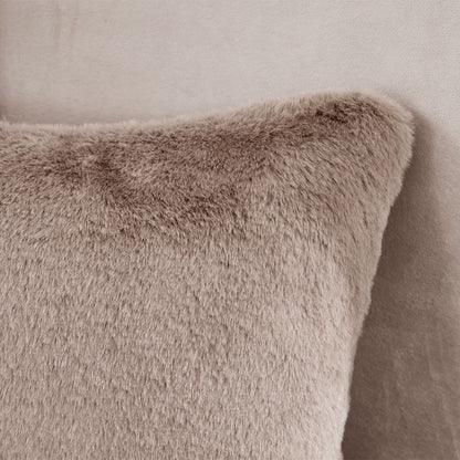 Camellia Field - Velvet Accent Chair - Beige / Dark Brown