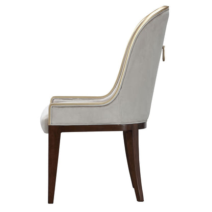 Houston - Dining Side Chair (Set of 2) - Porcini / Walnut