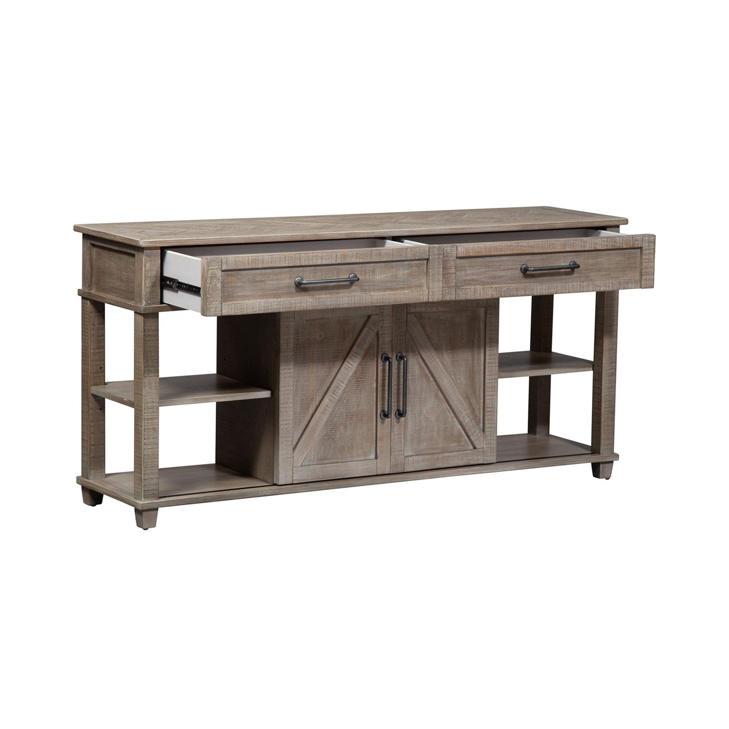 Parkland Falls - Sofa Table - Weathered Taupe