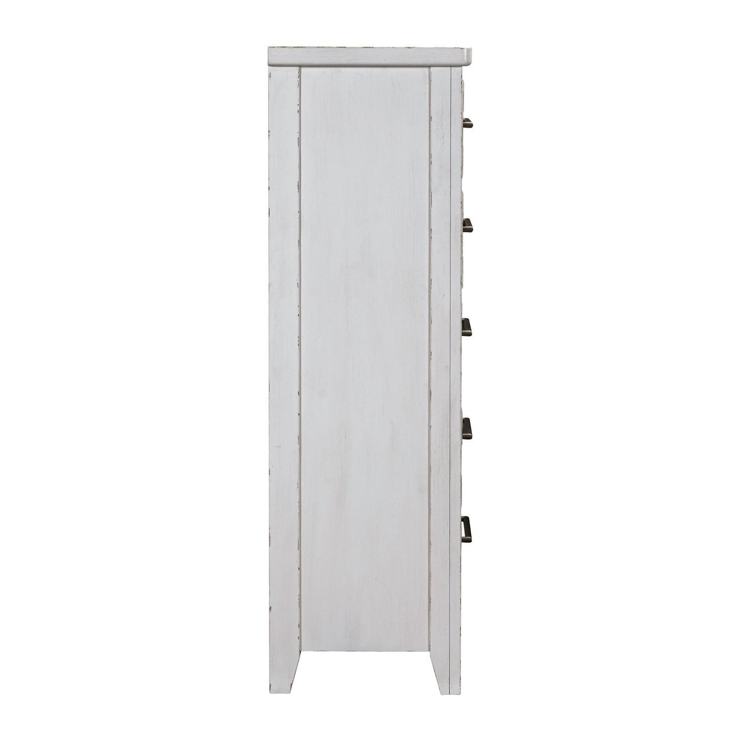 Backroads - 5 Drawer Chest - Weathered White