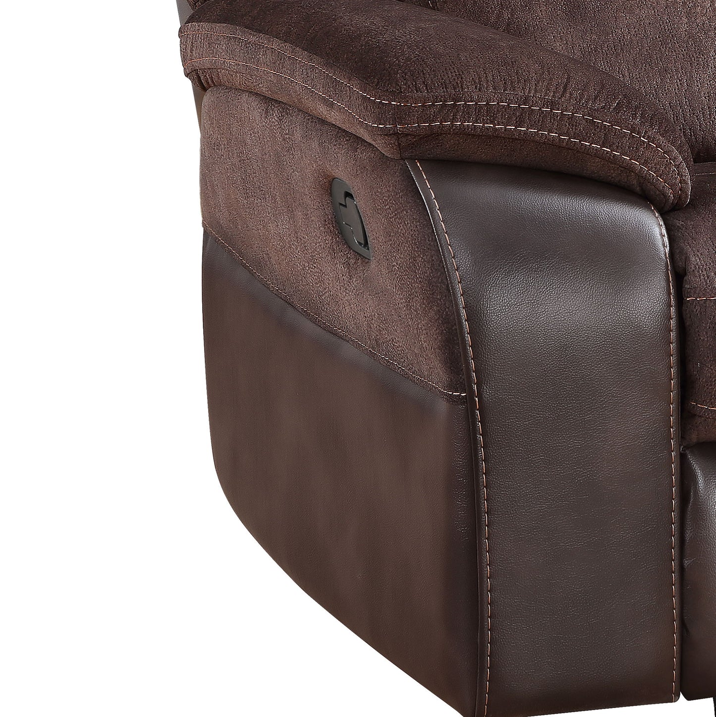 Pueblo - Manual Recliner Sofa - Coffee