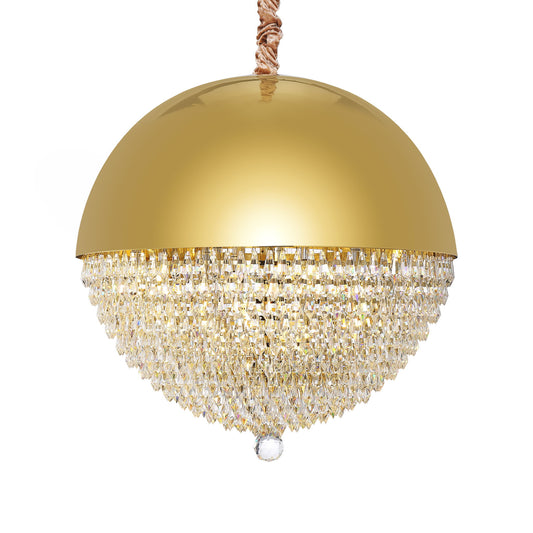 Michael Amini Lighting - Eclipse LED Crystal And Metal Chandelier - Gold